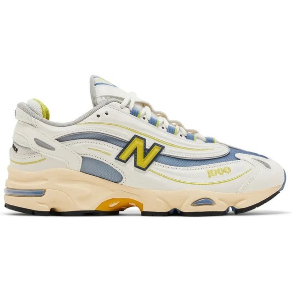 New Balance 1000 Mens Size 6 Womens 7.5 Running Shoes White Blue Yellow M1000CA